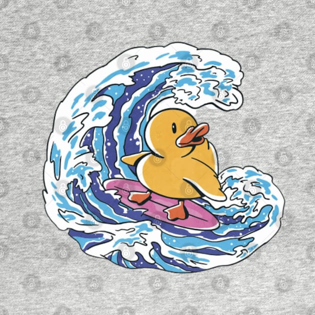 Duck Surfing by Digital-Zoo